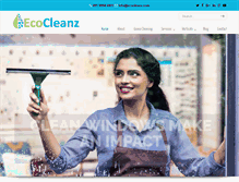 Tablet Screenshot of ecocleanz.com